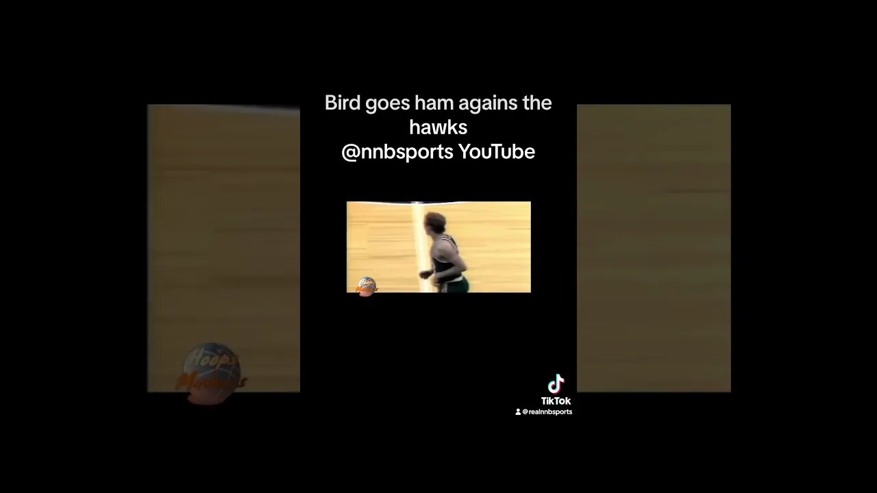 Larry Bird goes #ham against the #hawks #nba #larrylegend #fyp #short #boston #celtics #goat #god