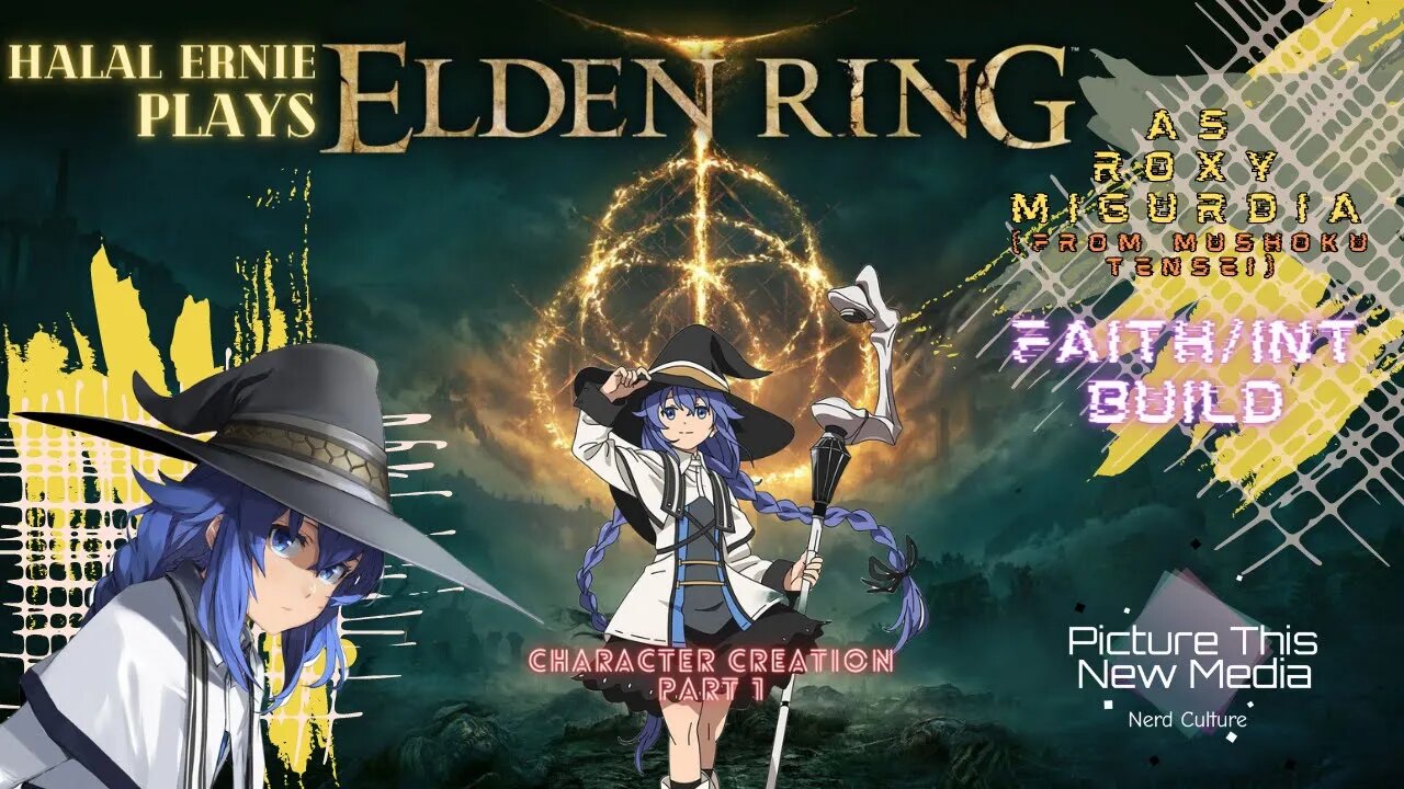 Creating My 1st Mage Character in Elden Ring as "Roxy Migurdia" from Mushukou Tensei | PTNM Halal