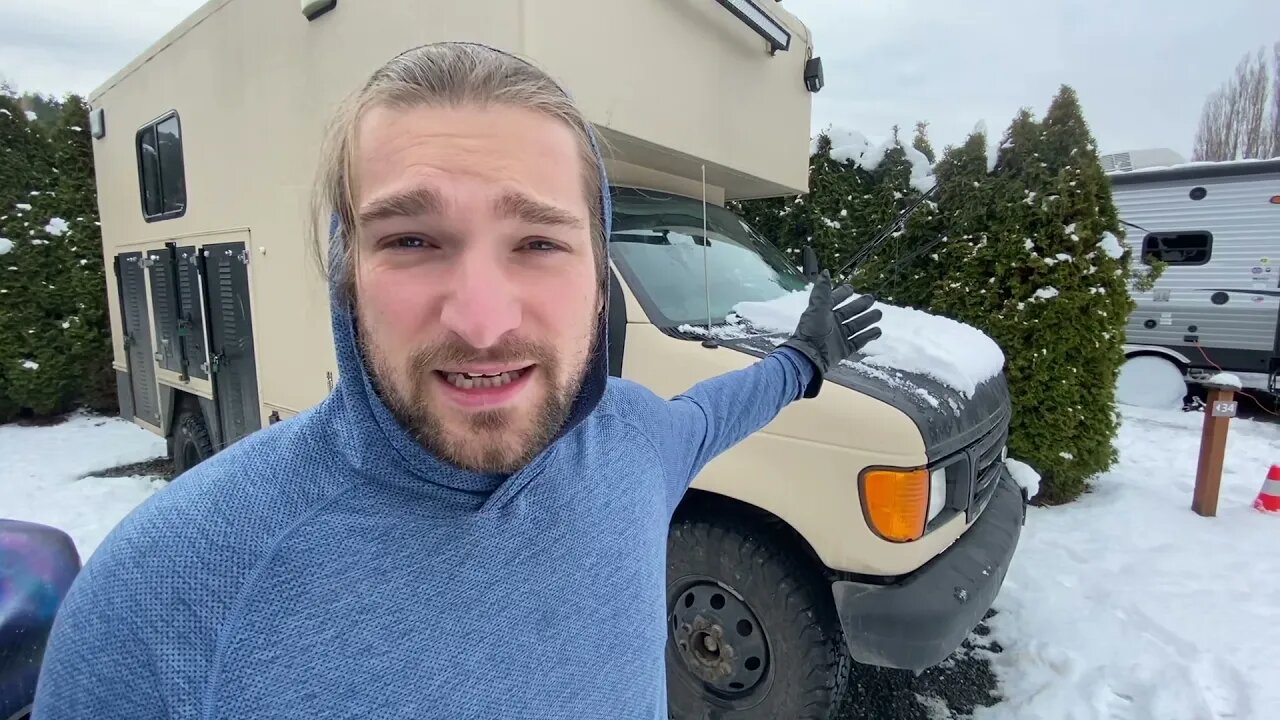 Winter Camping Vanlife - BIG NEWS!!