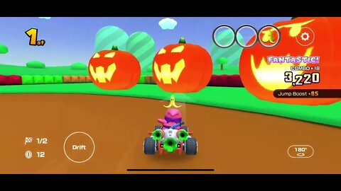 Mario Kart Tour - RMX Donut Plains 1R/T Gameplay