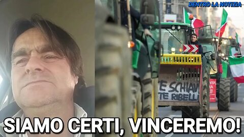 Italian farmer's protest