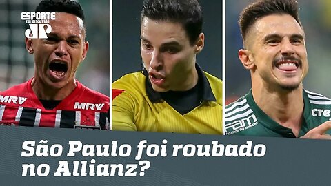 O São Paulo foi ROUBADO contra o Palmeiras no Allianz?