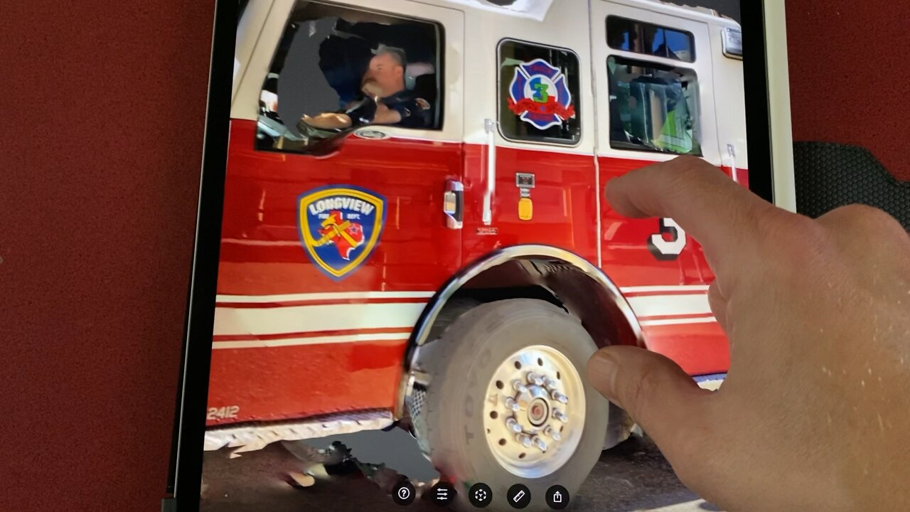 Fire truck scan