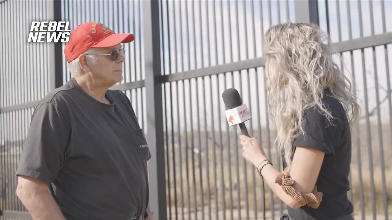 Veteran travelled all the way to Texas from Alaska to see the border firsthand