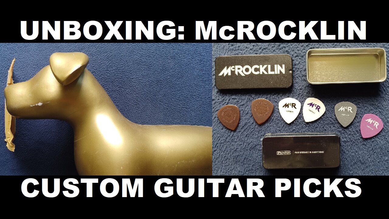 UNBOXING *SPECIAL* McRocklin Custom Guitar Pick Collection Tin!