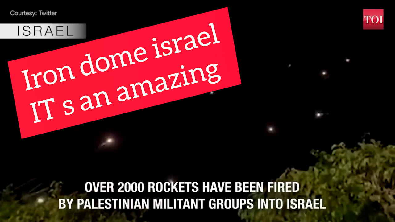 IRON DOME | HOW ISRAEL DEFENDS IT'S FROM PALESTINE