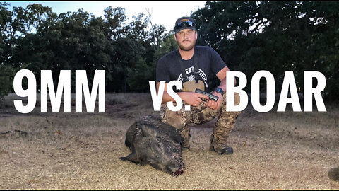 Huge Hog Killed With 9mm 115gr TUI® | Fort Scott Munitions