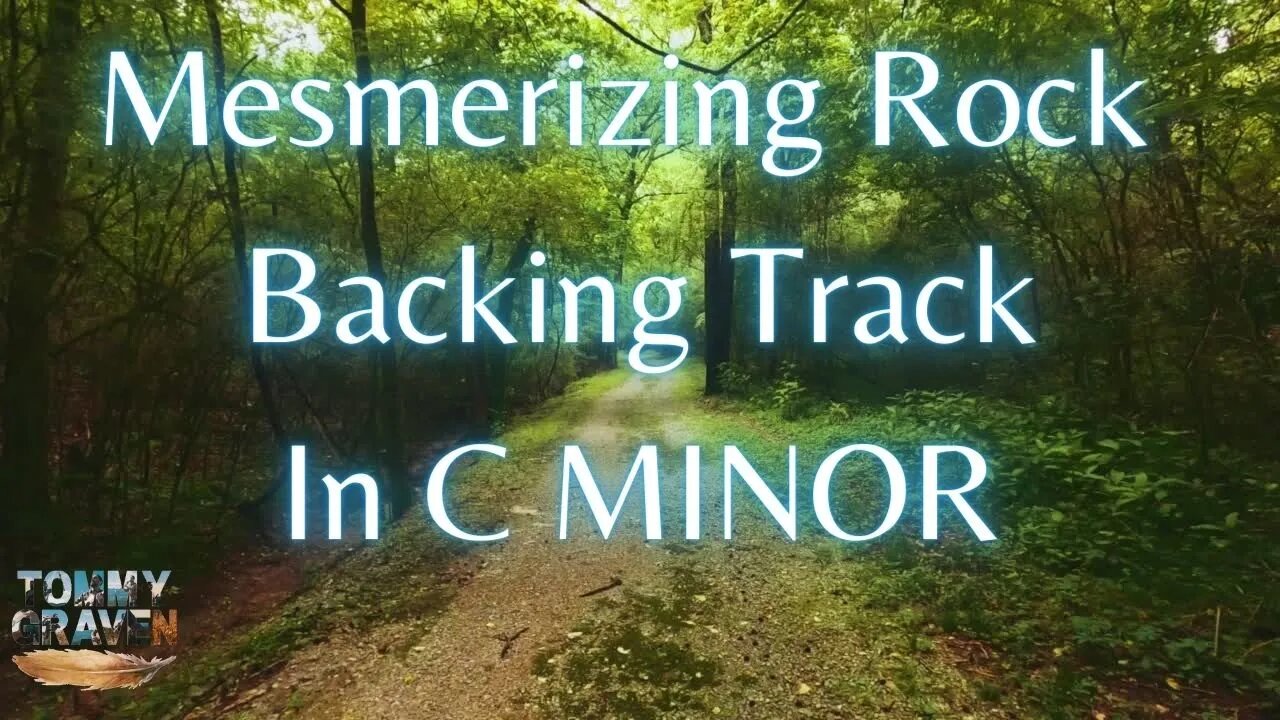 Mesmerizing Rock Backing Track in C Minor (licensing available)