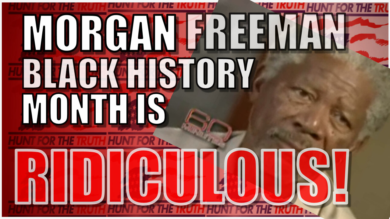 MORGAN FREEMAN I FIND BLACK HISTORY MONTH RIDICULOUS-60 MINUTES WITH MIKE WALLACE 2005