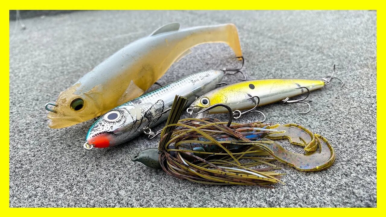 4 Baits to Catch GIANT BASS - Fall Bass Fishing