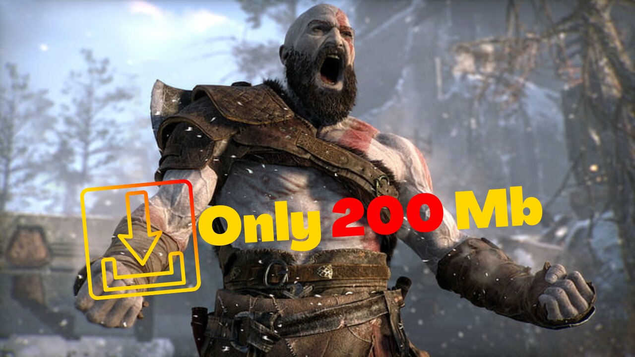 God Of War Higly Comprssed Only 200 Mb !!