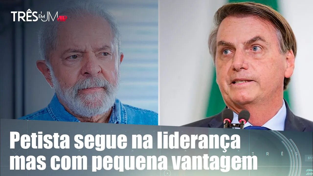 Pesquisa mostra empate técnico entre Lula e Bolsonaro em SP