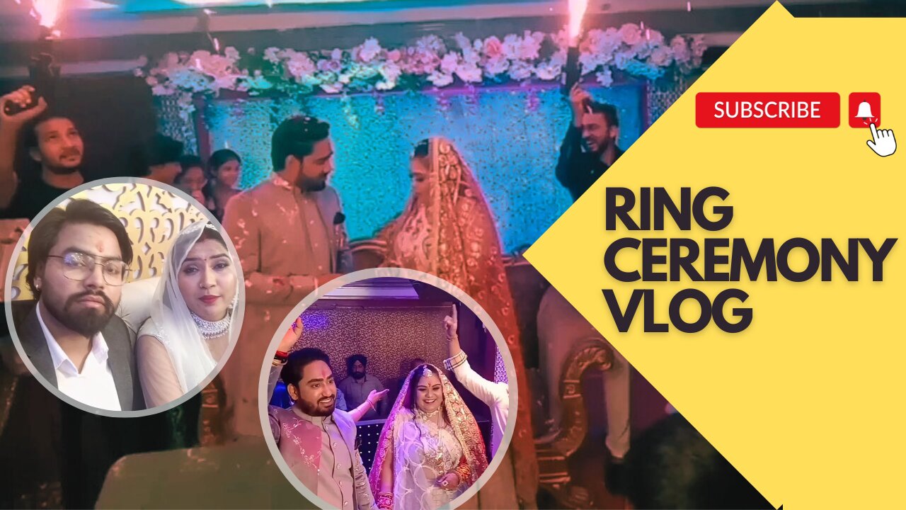 ring ceremony vlog | engagement ceremony