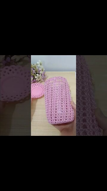 A Crochet Jar's Cover 1 #shorts