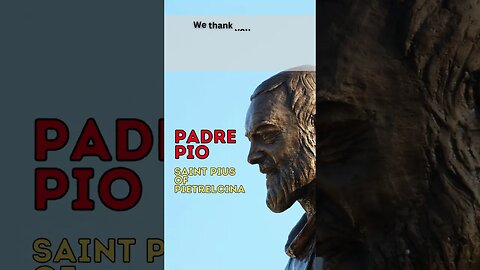 Minute PRAYER. PADRE PIO Saint Pius of Pietrelcina 2023 #shortsprayer