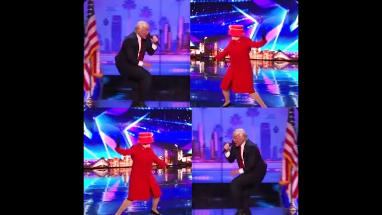 President Donald Trump vs. Queen Elizabeth EPIC Dance Off - Who Wins?