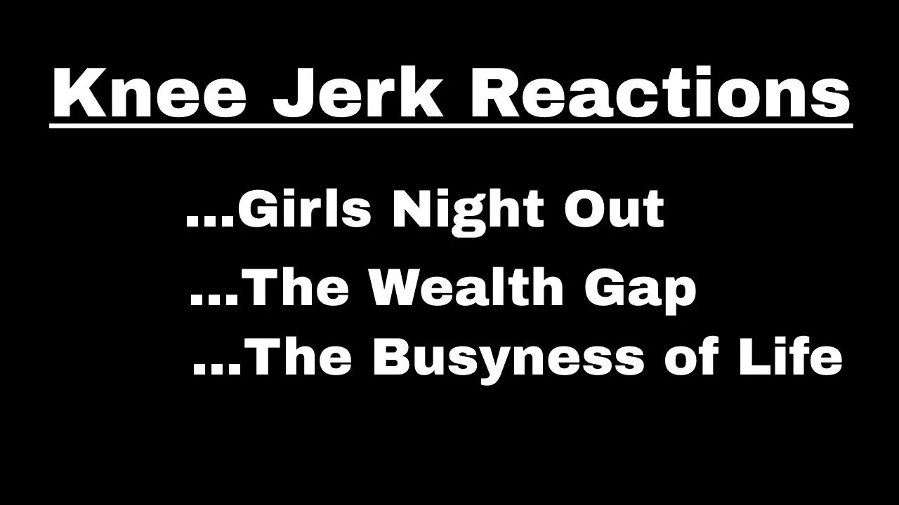 Knee Jerk Reactions to Questions You've Been Wanting To Ask For Years!