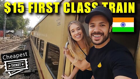 $15 FIRST CLASS TRAIN EXPERIENCE from DELHI to AGRA / Nizamuddin to Jabalpur SF Express