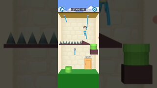 rescue cut rope puzzle 😎 #shorts