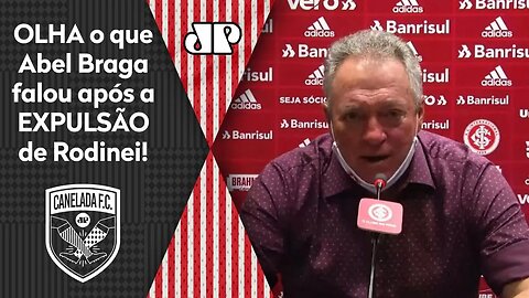 "Hoje foi..." OLHA o que Abel Braga falou após Rodinei SER EXPULSO em Flamengo x Inter!