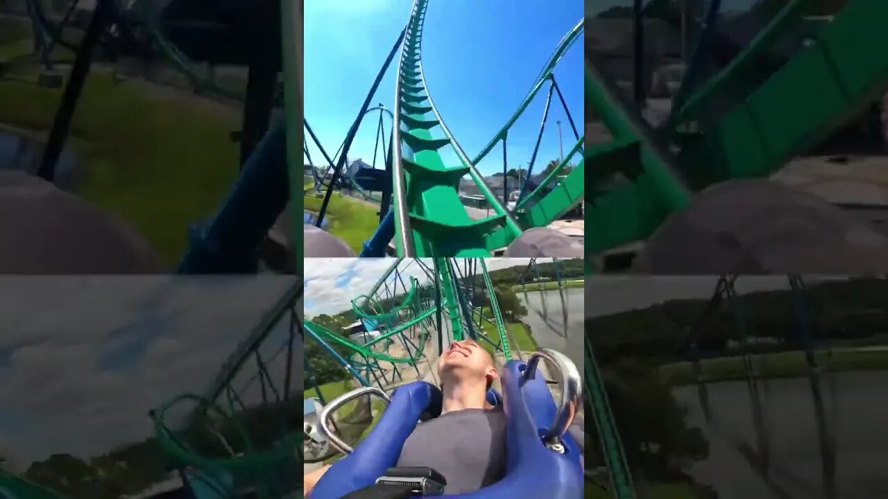 Do you open or close your eyes on coasters? 🙈🎢 #shorts