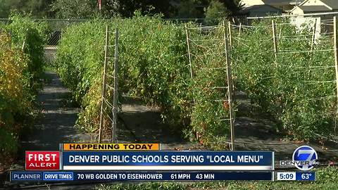 Denver Public Schools serving local menu