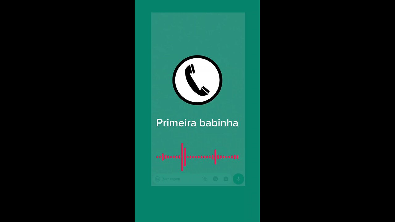 primeira babinha que sai