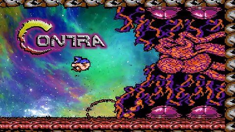 Can I beat Alien's Lair but I can't stop Jumping? - Contra