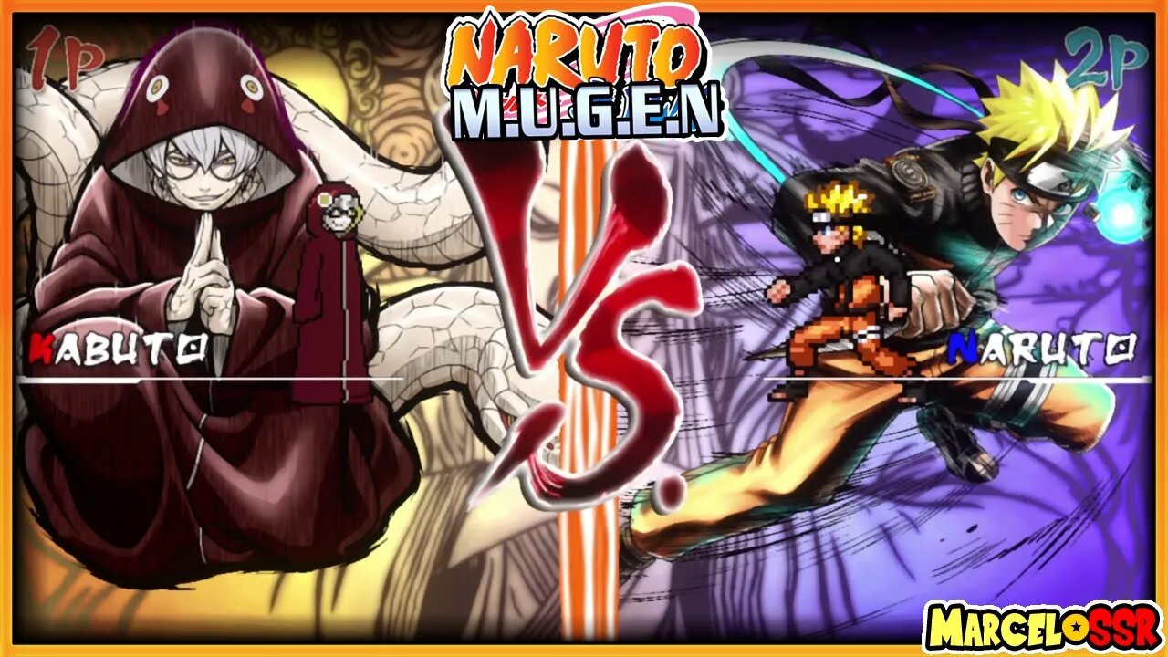 Kabuto & Han Vs. Naruto & Otsutsuki Isshiki - Naruto M.U.G.E.N