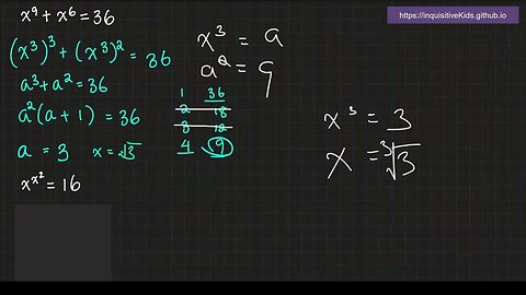 How can you find the value of x in the following problems?