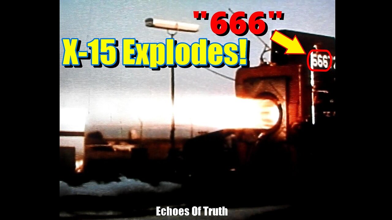 X-15 - (666) "Number Of The Beast" Rocket Plane EXPLODES!