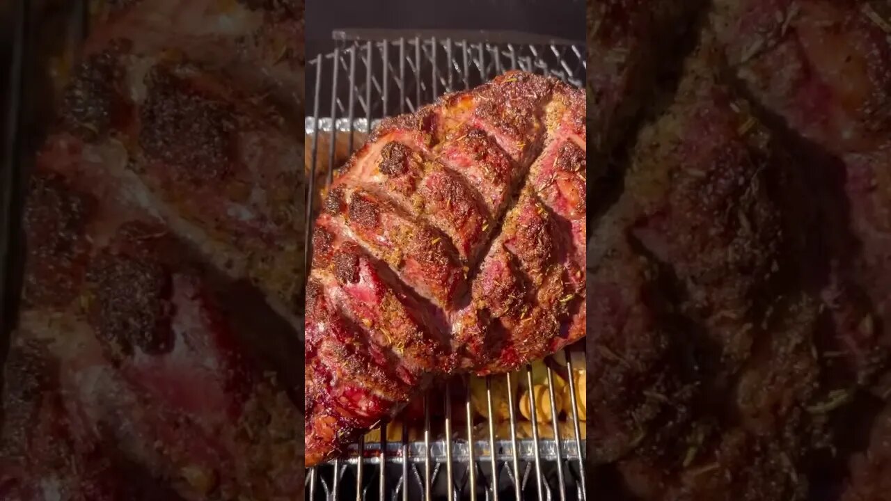 Roasted Garlic & Herb Leg of Lamb (must see) 🥩🔥🎊 #food #short #lamb #recipe