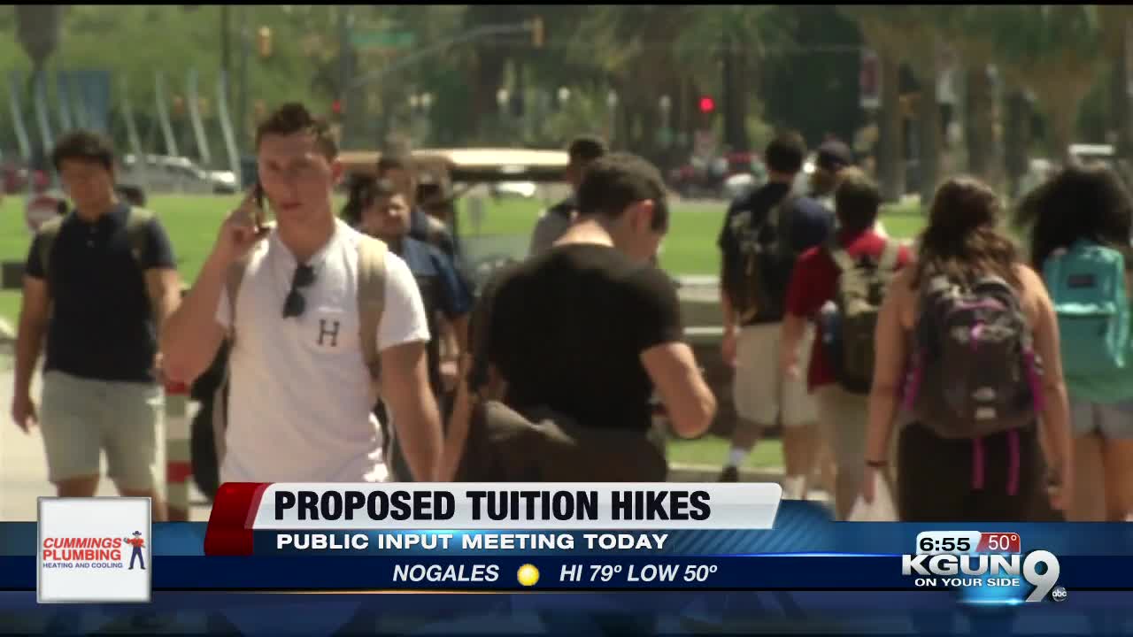 Arizona Board of Regents invites students, public to comment on proposed tuition hikes