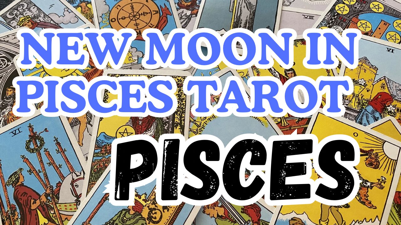 Pisces ♓️- The dreamy version of yourself! Pisces New Moon 🌑 Tarot reading #pisces #tarotary #tarot