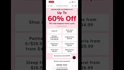 Victoria Secret Semi Annual Sale