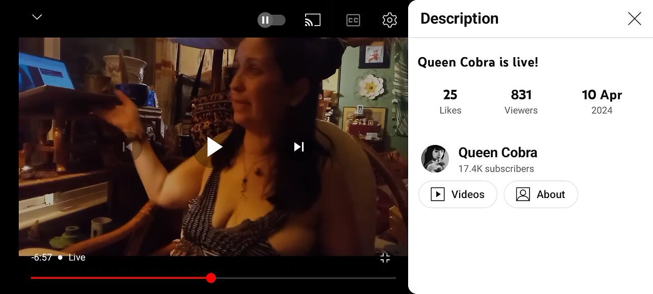 queen cobra randomly starts crying about cobes