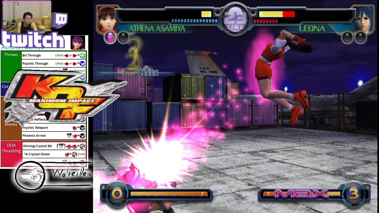 (PS2) KOF Maximum Impact - 17 - Athena Asamiya - Lv Gamer