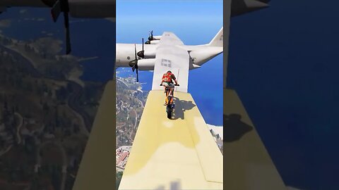 GTA V Dangerous Stunts On Mount Chiliad Episode 1 #Shorts