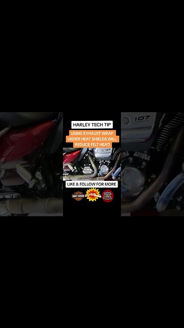 🌡️FEEL LESS OF THAT HARLEY HEAT! #shorts