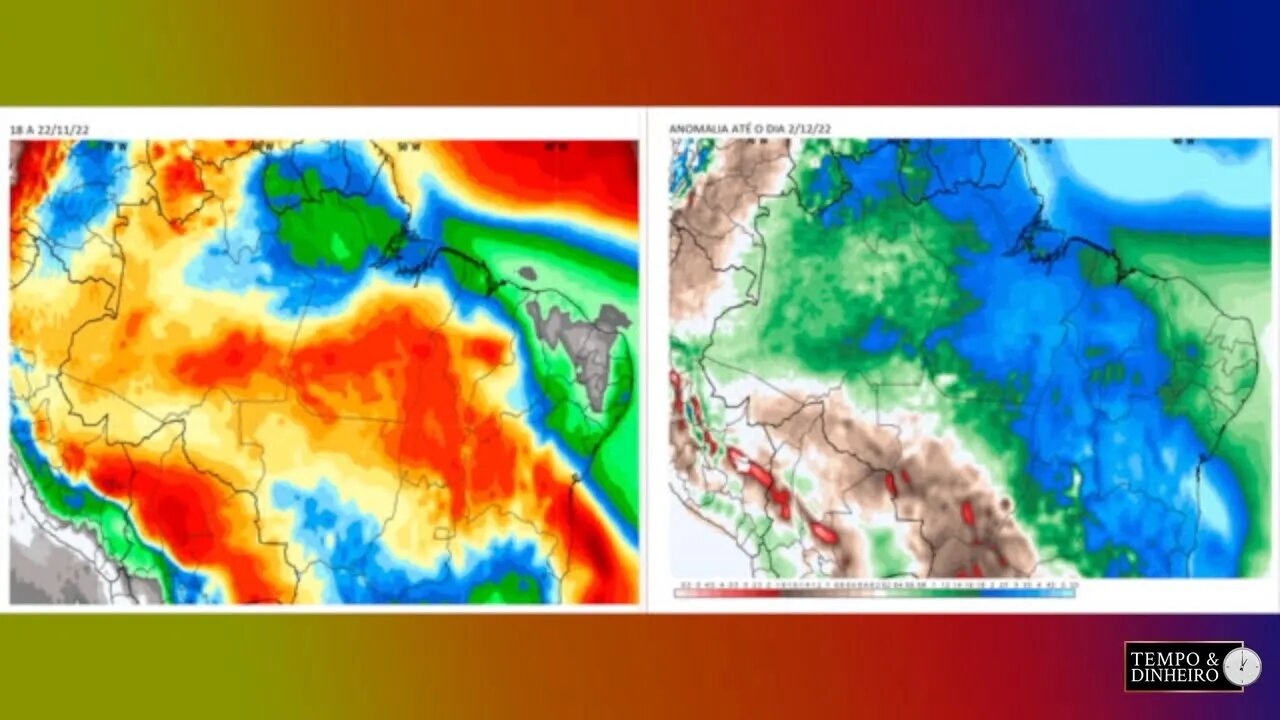 Chuvas concentradas no centro-norte são escassas no Sul