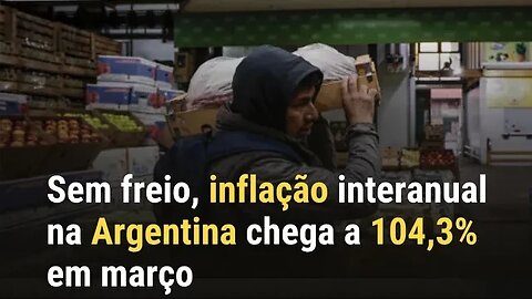 PROGRAMA BOM DIA: INFLAÇÃO NA ARGENTINA DE 104% E O BRASIL PEQUENO GIGANTE...