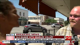 6.4 earthquake hits near Searles Valley