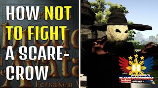 Shroud of the Avatar Gameplay 2021 - How Not To Fight A Killer Scarecrow