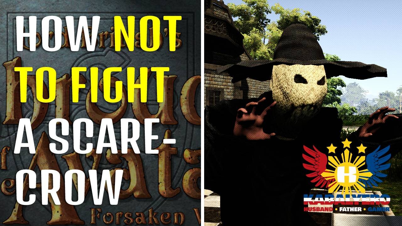 Shroud of the Avatar Gameplay 2021 - How Not To Fight A Killer Scarecrow