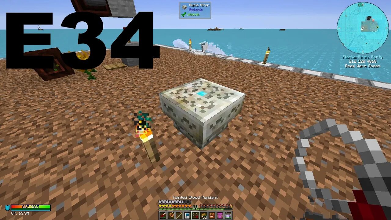 OceanBlock // Botania Runic Alter // Episode 34