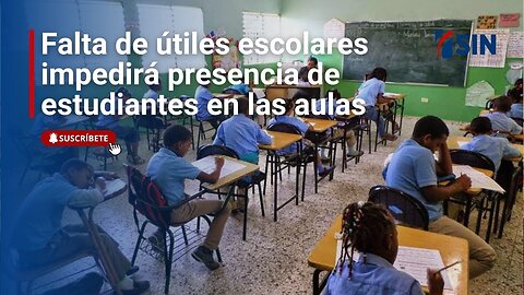 Falta de útiles escolares impedirá presencia de estudiantes en las aulas