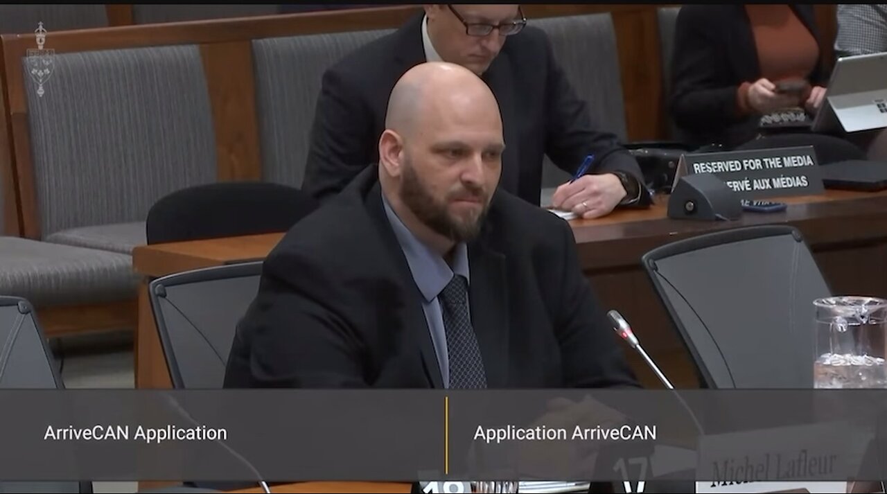 Larry Brock questions Trudeau’s top IT bureaucrat on arrivescam app