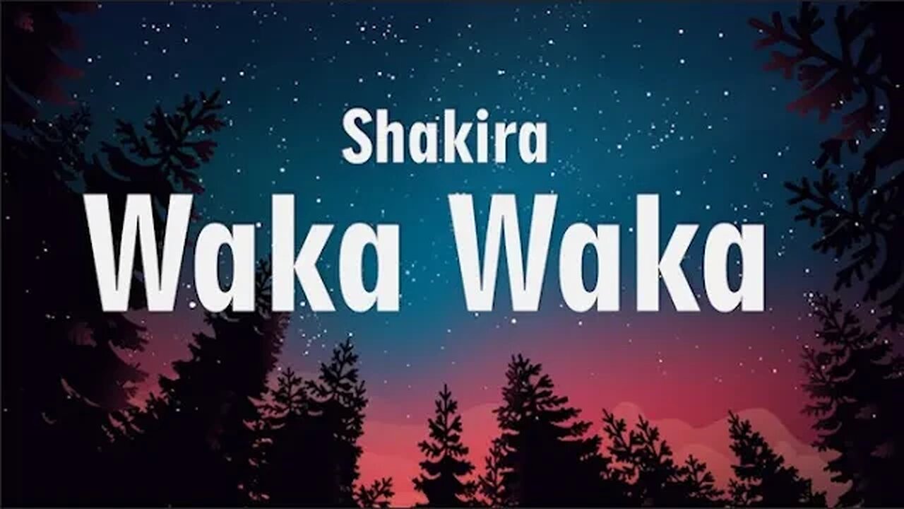 Shakira - Waka Waka (This Time For Africa) (Lyrics)