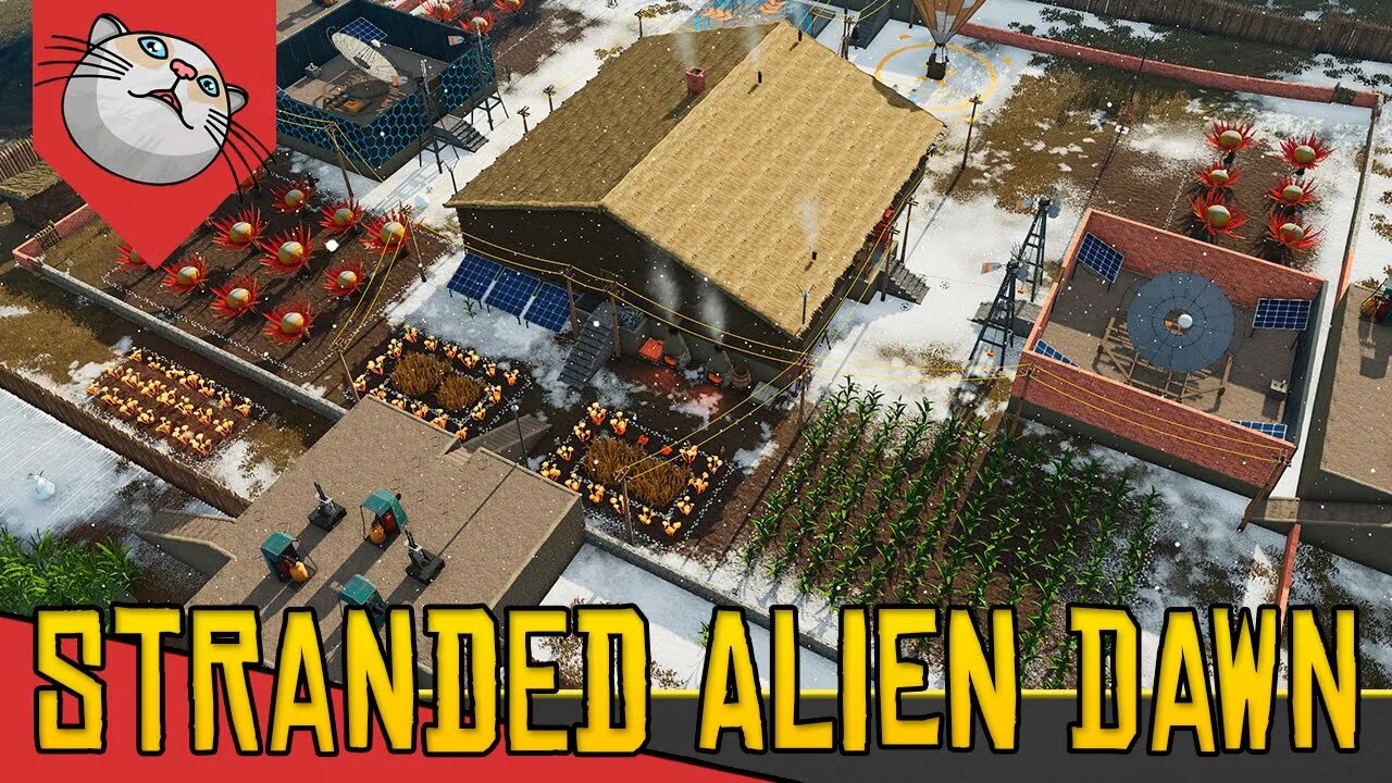 Gerencie os SOBREVIVENTES em um PLANETA ALIENÍGENA - Stranded Alien Dawn [Gameplay PT-BR]