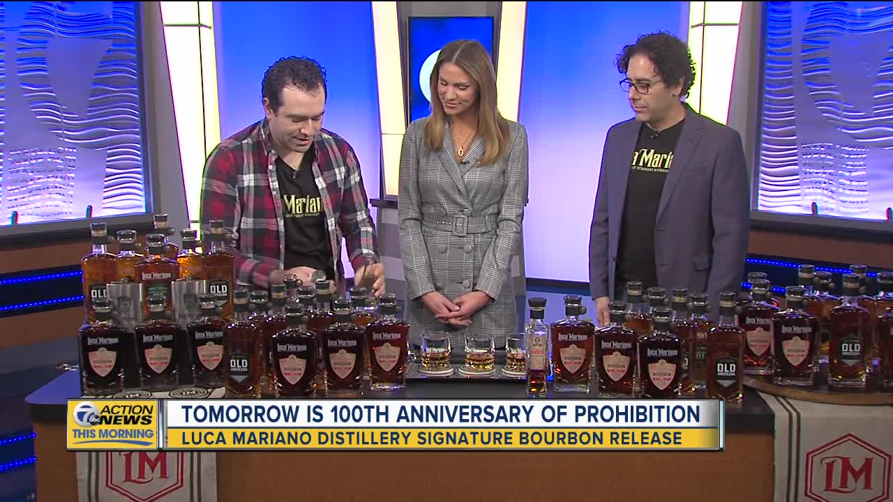 Luca Mariano Distillery releasing signature bourbon on 100th anniversary of prohibition